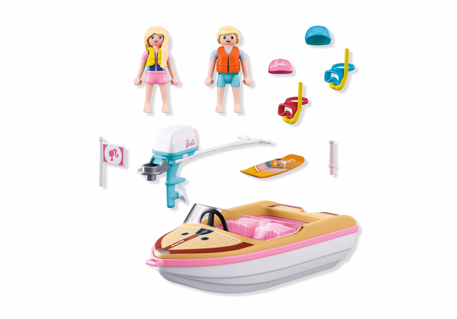 Bateau d'aventure PLAYMOBIL x Barbie™