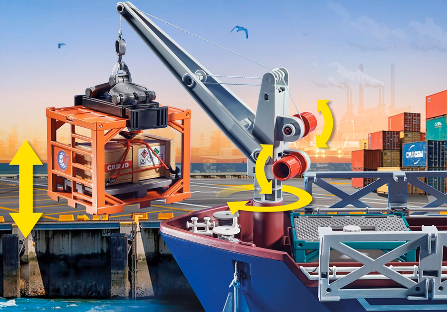 Cargo avec bateau