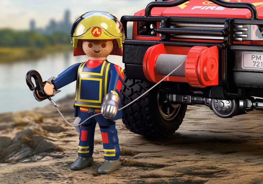 Camionnette de pompiers