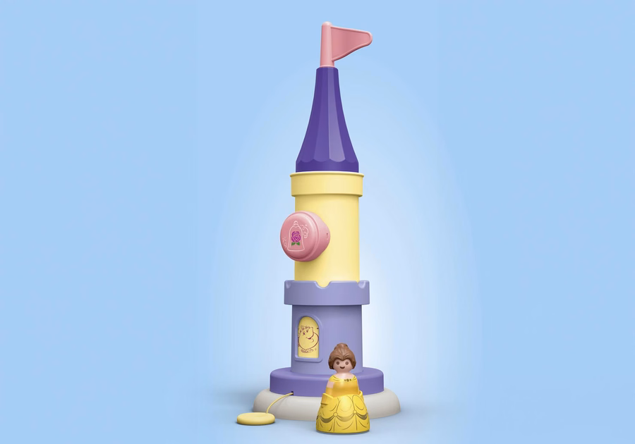 JUNIOR & Disney : La tour de jeu de Belle avec son