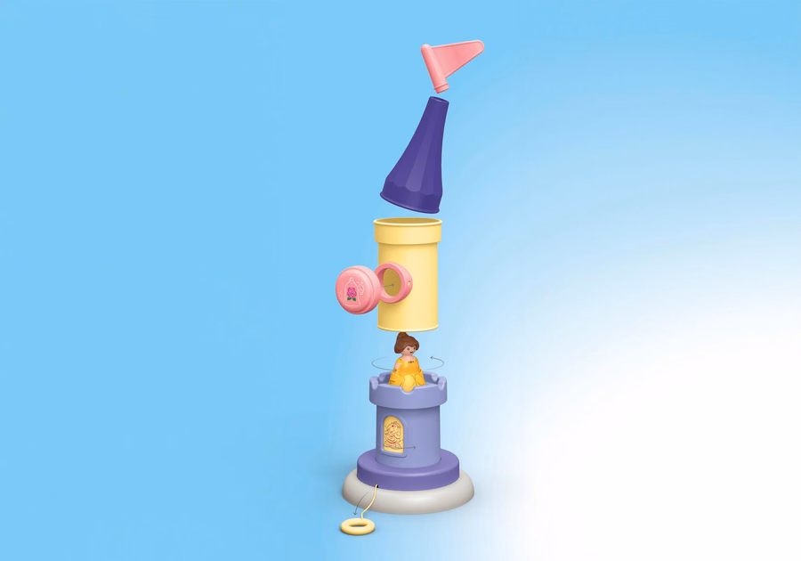 JUNIOR & Disney : La tour de jeu de Belle avec son