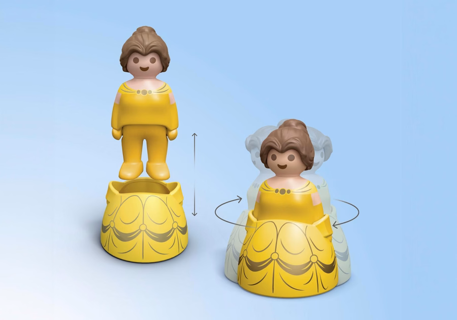 JUNIOR & Disney : La tour de jeu de Belle avec son
