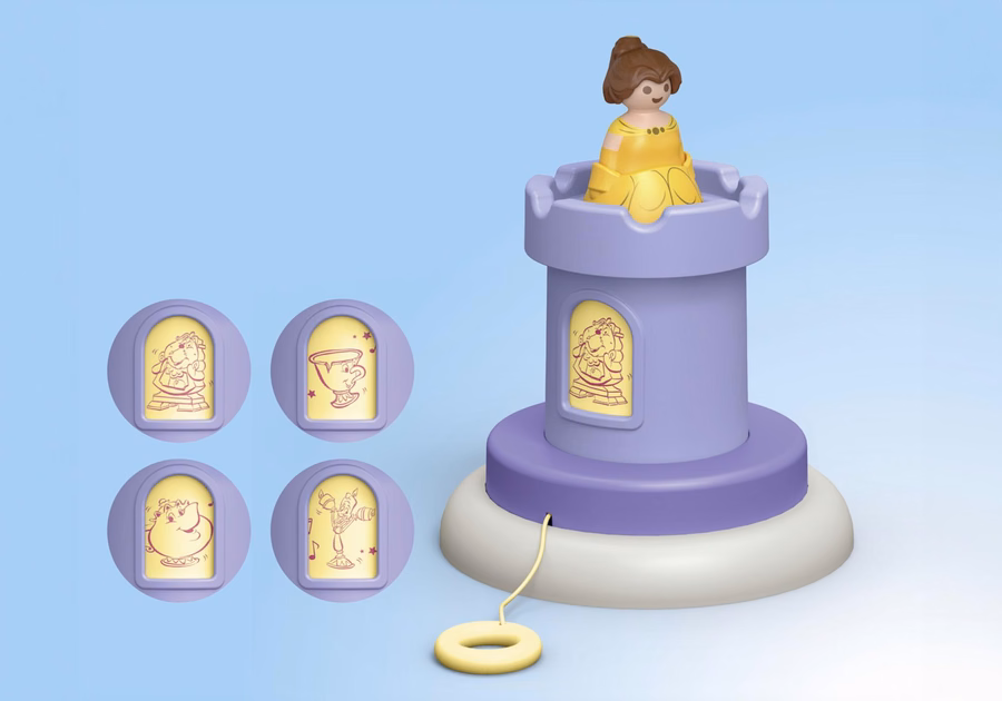 JUNIOR & Disney : La tour de jeu de Belle avec son