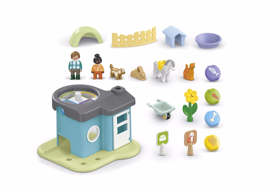 JUNIOR : Maison pour animaux avec distributeur de friandises