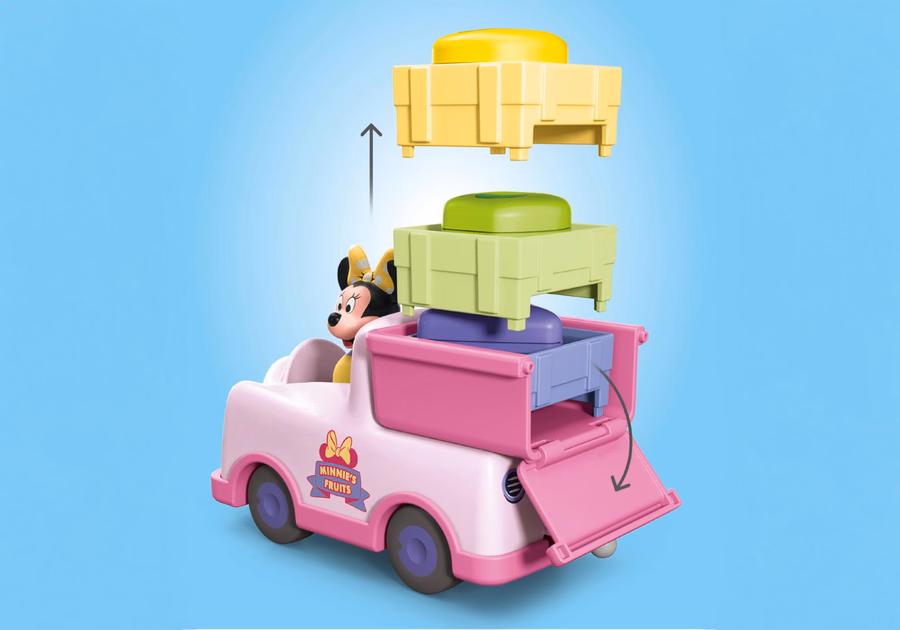 JUNIOR & Disney : Le camion de tri de fruits par couleur de Minnie Mouse