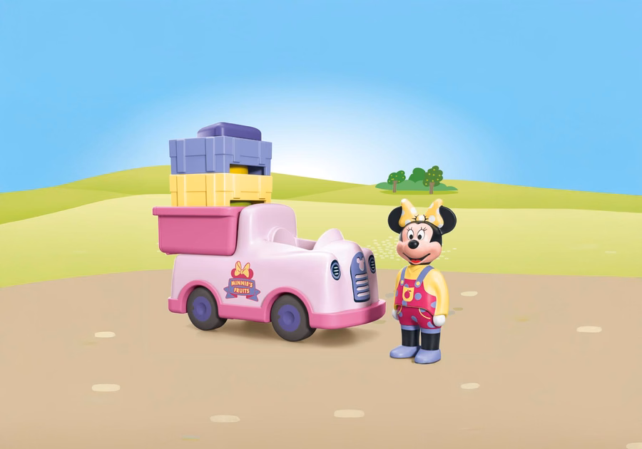 JUNIOR & Disney : Le camion de tri de fruits par couleur de Minnie Mouse