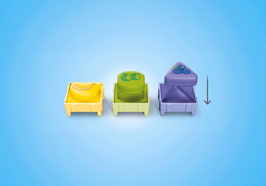 JUNIOR & Disney : Le camion de tri de fruits par couleur de Minnie Mouse