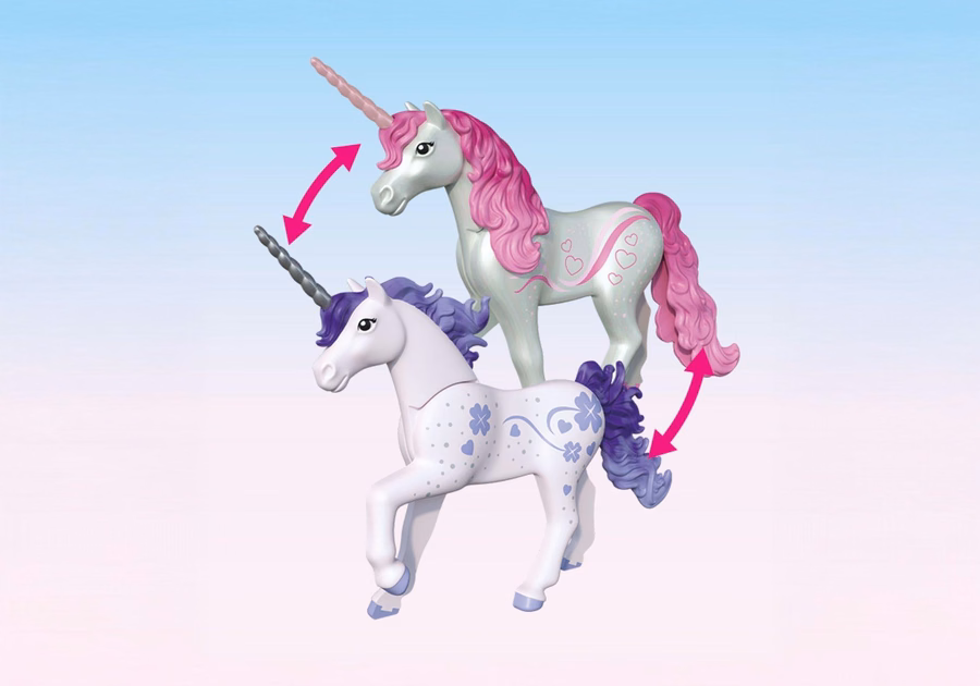 Licorne de collection : Lucky Lavender avec fée
