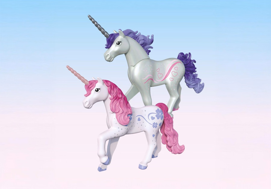 Licorne de collection : Lucky Lavender avec fée