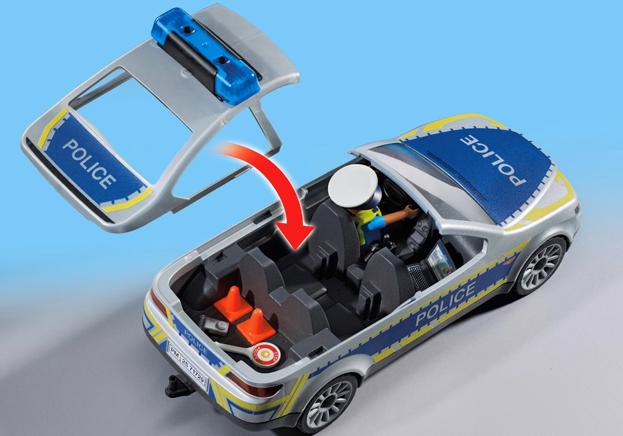 Voiture de patrouille de police