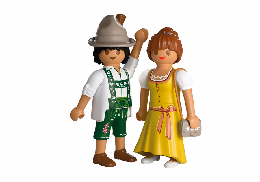 Couple en costume bavarois