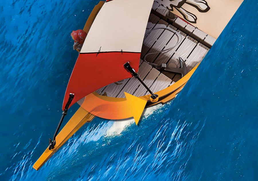 Petit bateau pirate