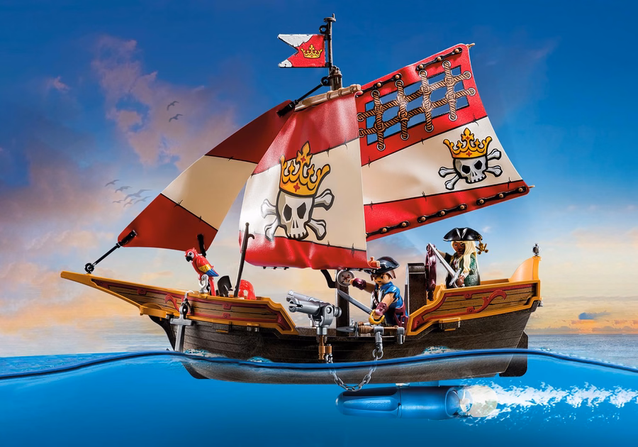 Petit bateau pirate