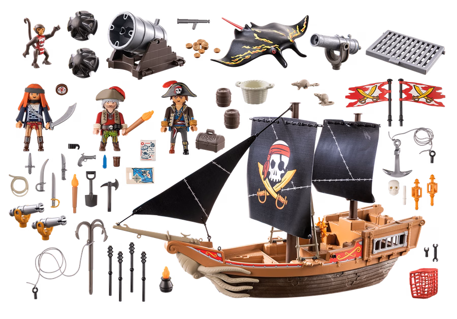 Grand bateau pirate