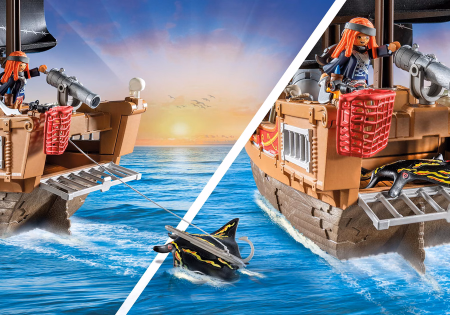 Grand bateau pirate
