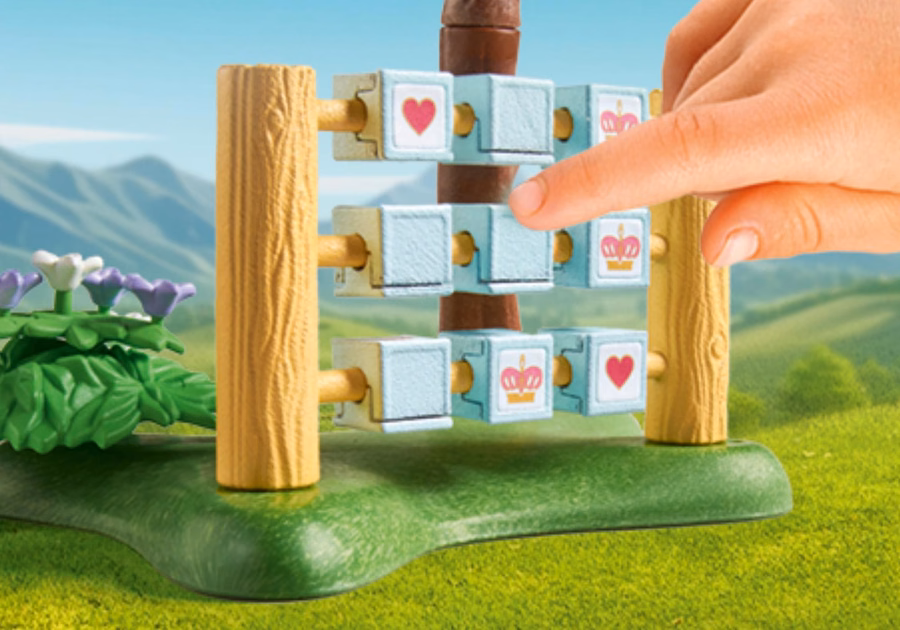 Jardin avec jeux royaux