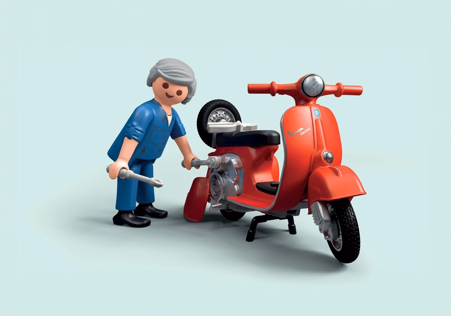 Garage Vespa des années 60