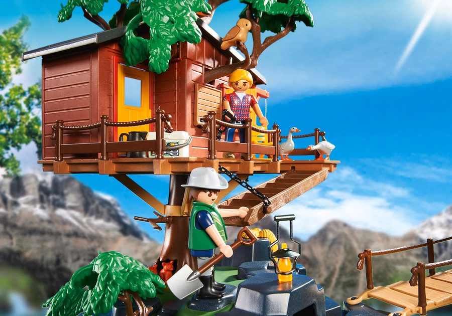 La cabane dans les arbres de l'aventure