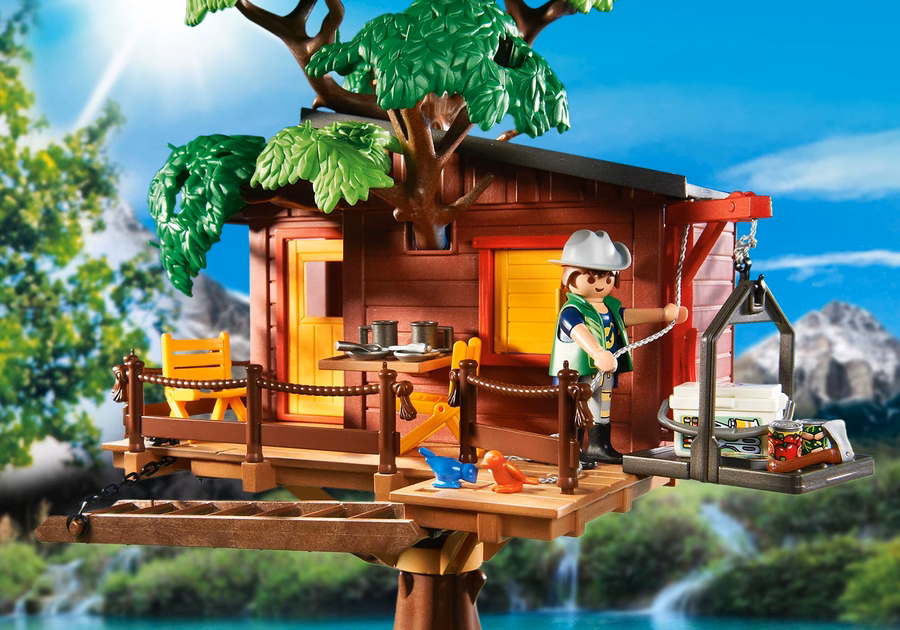 La cabane dans les arbres de l'aventure